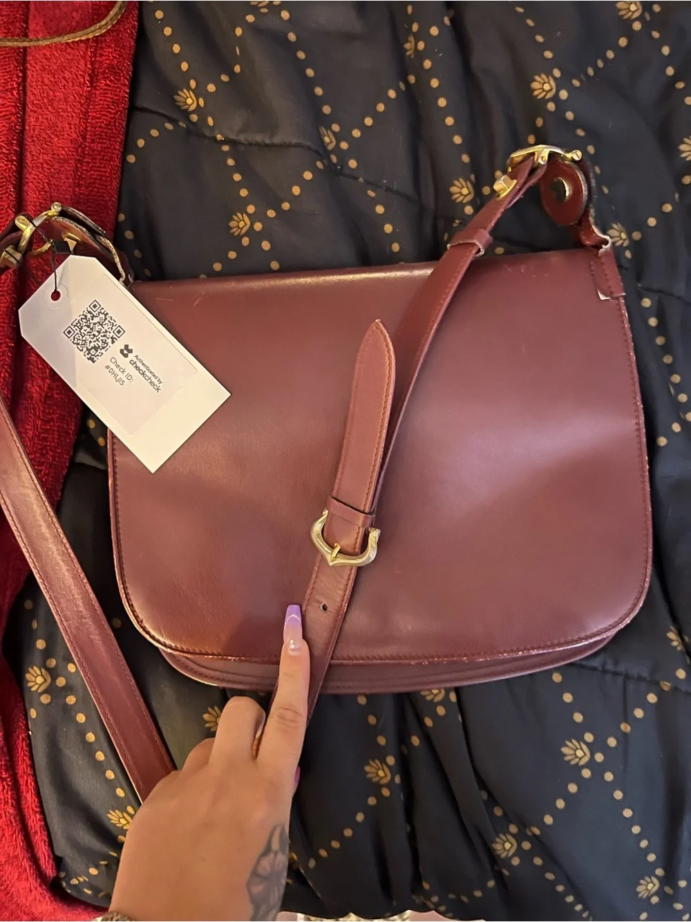 Cartier smooth burgundy